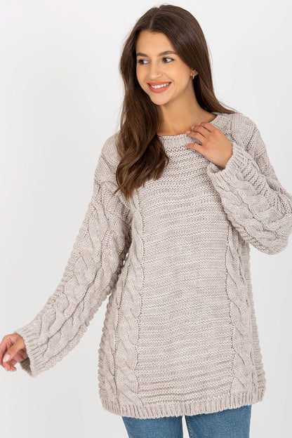 Chandail Lueur Tissée beige universelle | Zachoo