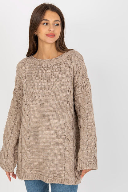 Chandail Lueur Tissée beige 2 universelle | Zachoo