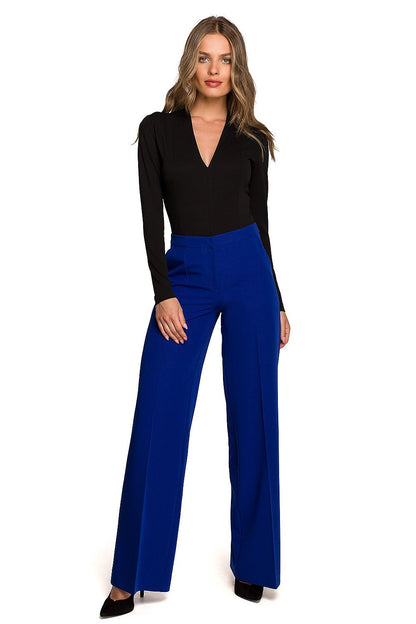 Pantalon ample Sorralia bleu | Zachoo