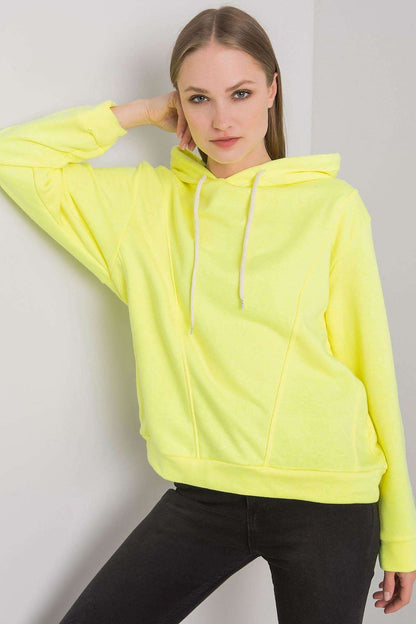 Sweatshirt Curzava Flex jaune | Zachoo