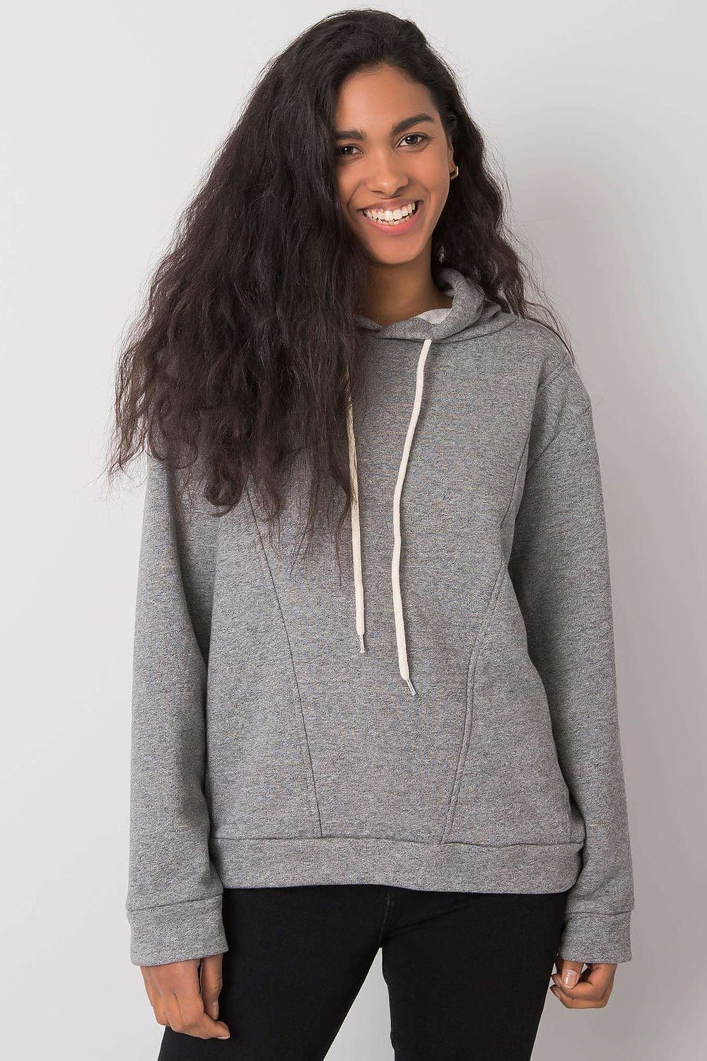 Sweatshirt Curzava Flex gris | Zachoo