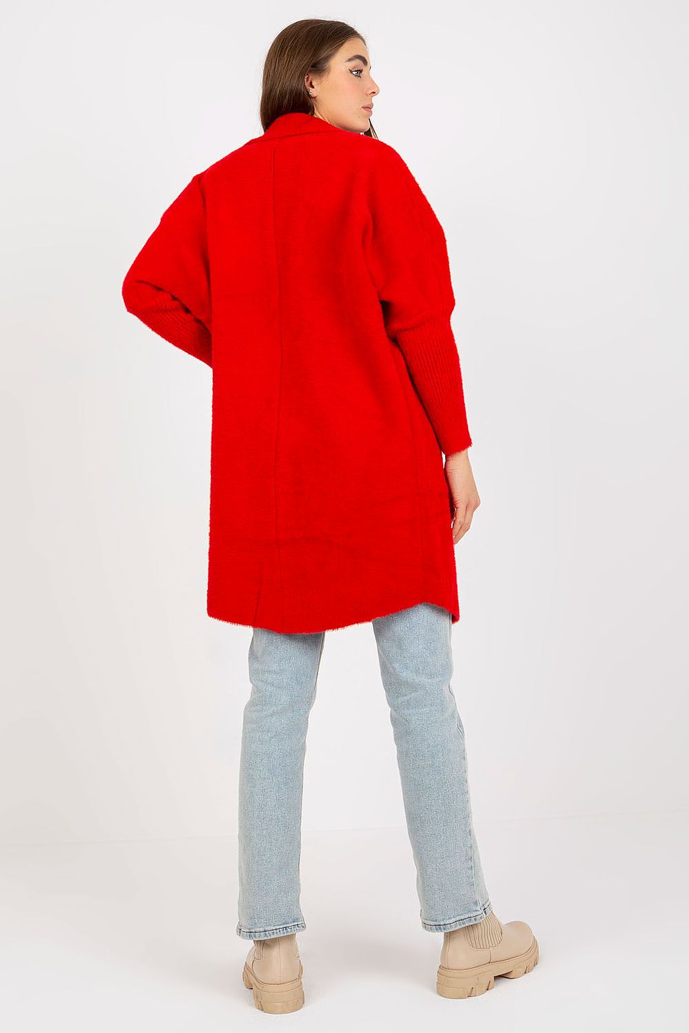 Manteau femme mi-long en laine et angora – Solène | Zachoo