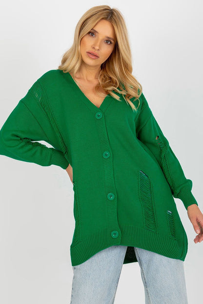 Cardigan Trame Douce vert universelle | Zachoo
