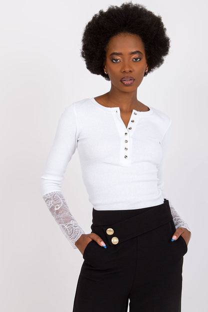 Chemisier model Dentellia blanc | Zachoo