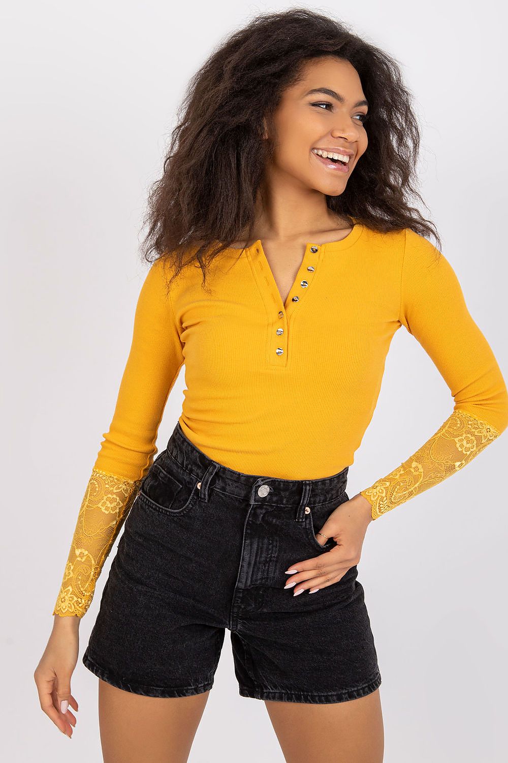 Chemisier model Dentellia orange | Zachoo