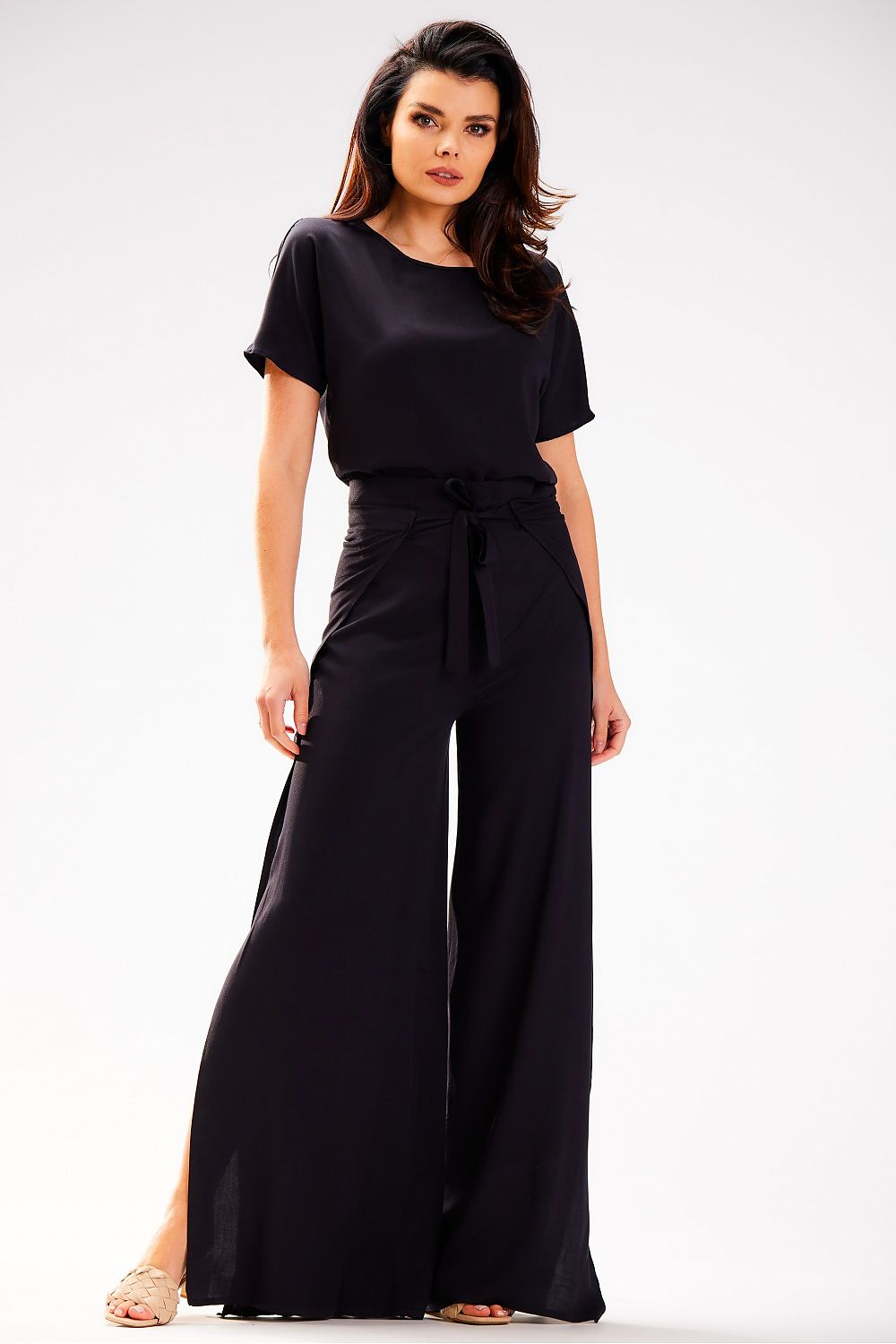 Pantalon grec femme en viscose – Grecelya noir | Zachoo