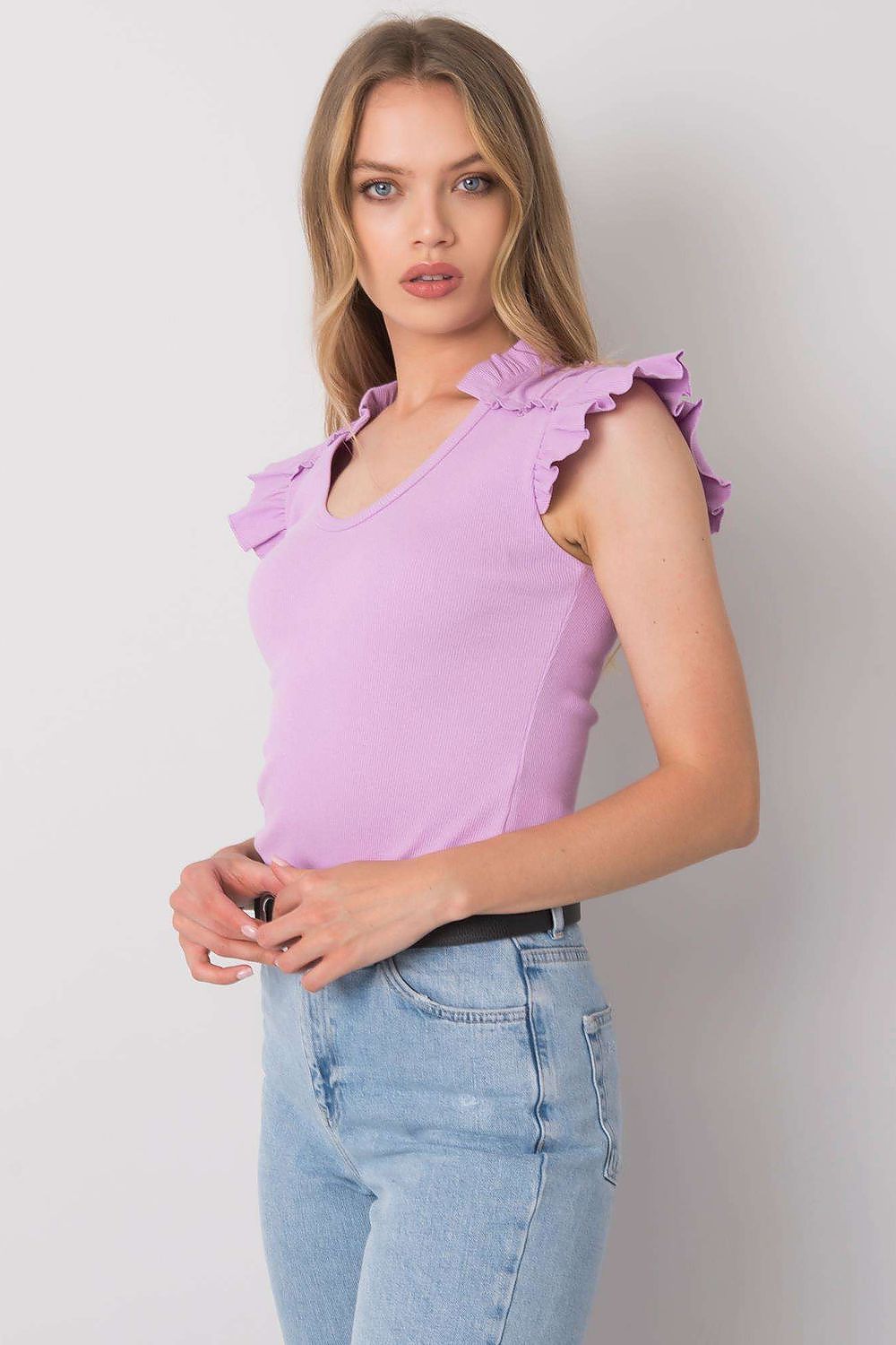 Chemisier femme en coton côtelé papillon – Firenya | Zachoo