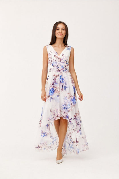 Robe de cocktail Nuit d'Éther multicouleur 5 | Zachoo