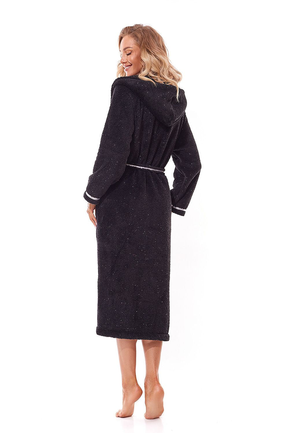 Peignoir femme Velsoren doux à capuche | Zachoo