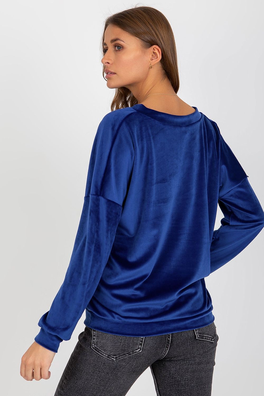 Sweatshirt femme velours - Solena | Zachoo