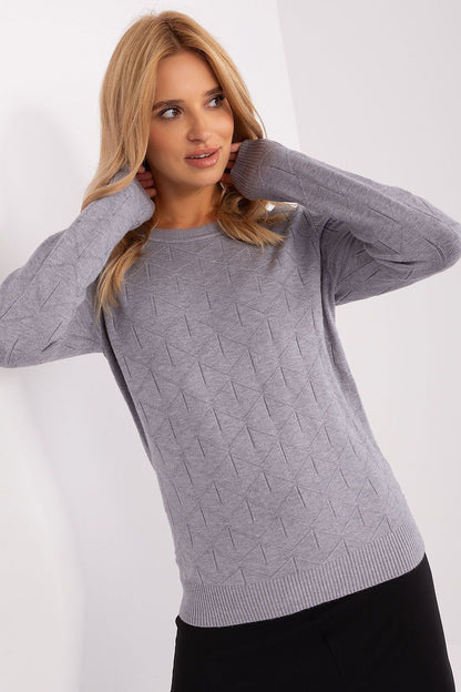 Pull femme en coton – Calyra gris universelle | Zachoo