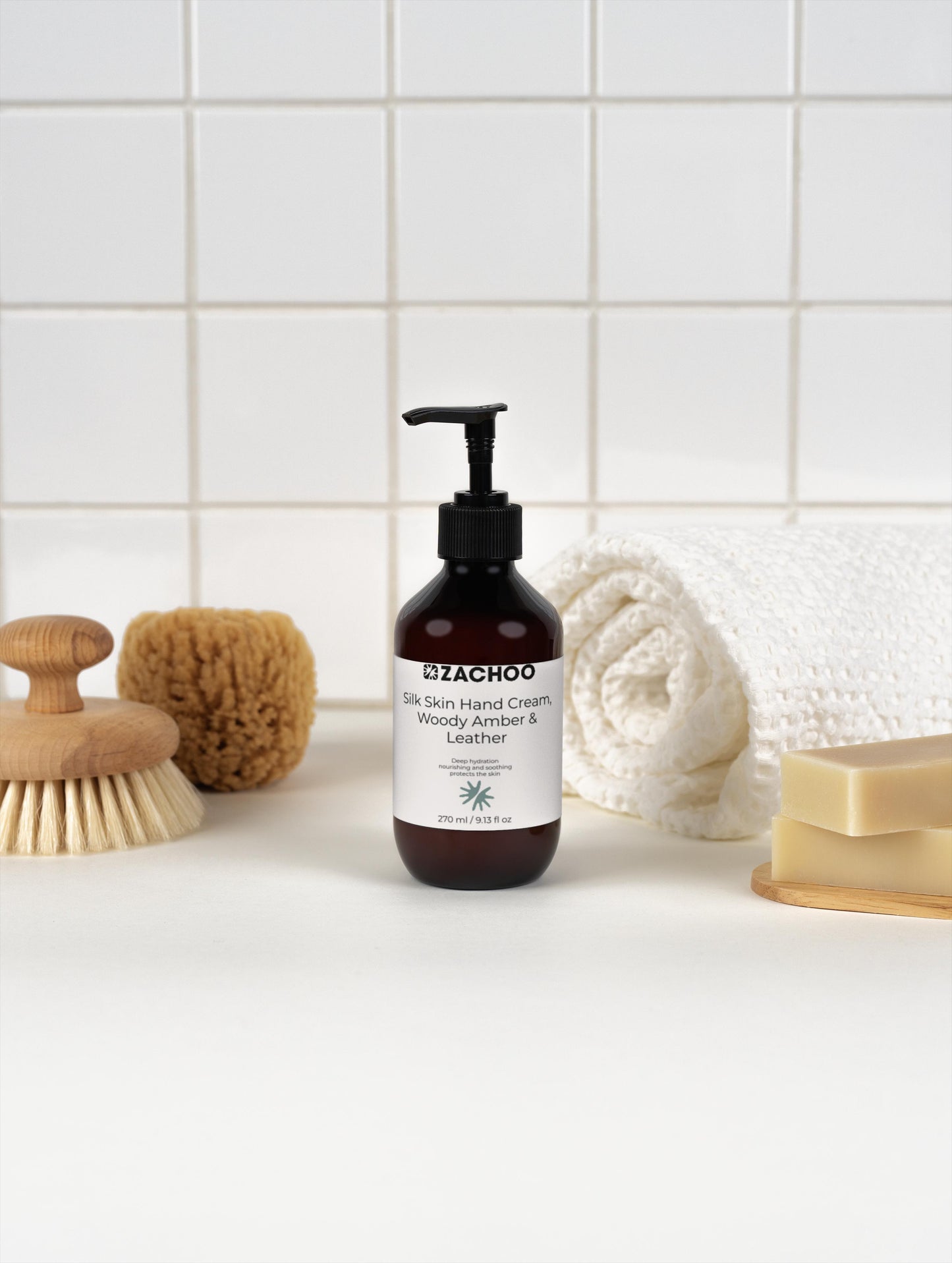 Crème Mains Hydratation Soie - Soin Réparateur - 99% Naturelle - Certifiée Ecocert - 270ml | Zachoo