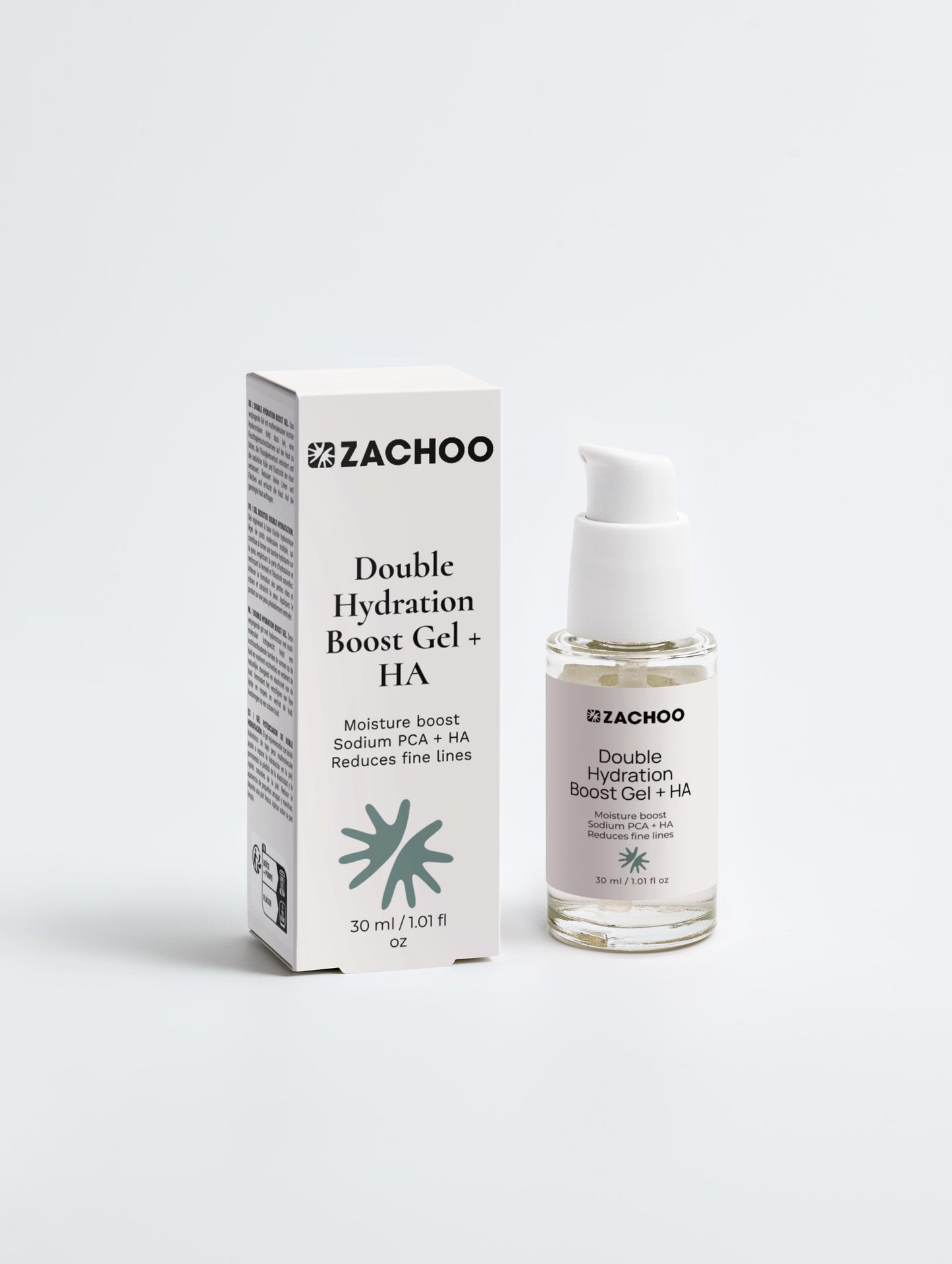 Gel Hydratant HA+ Acide Hyaluronique – Texture Légère & Repulpante - 30 ml | Zachoo