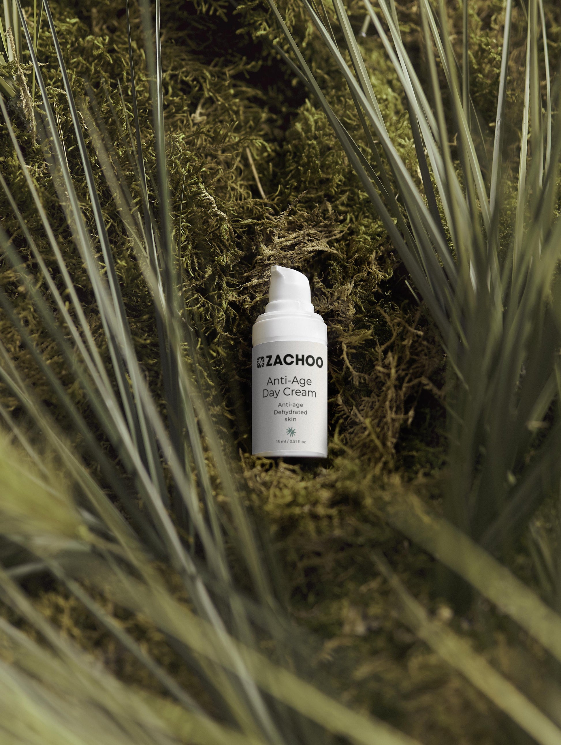 Crème Anti‑Âge de Jour – Rides, Fermeté & Éclat – 100 % Naturelle – Actif Marin & Acide Hyaluronique – 15 ml | Zachoo