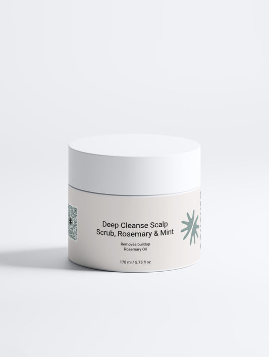 Gommage Cuir Chevelu Purifiant – Romarin & Menthe – 170 ml 170 ml | Zachoo