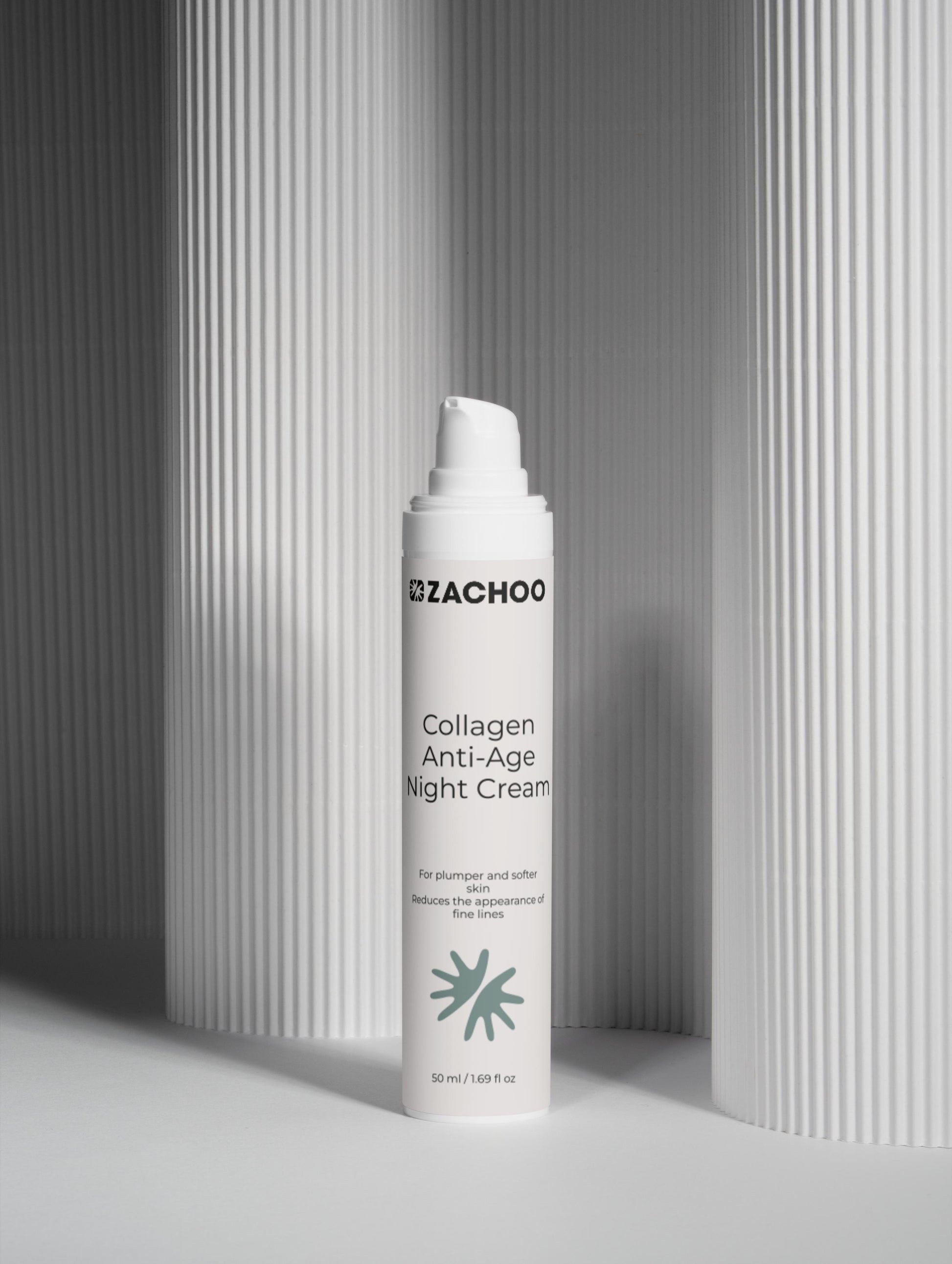 Crème de Nuit Anti-Âge Collagène & Plancton - Fermeté & Nutrition - Peaux Matures - Bio & 99% Naturelle - 50ml | Zachoo