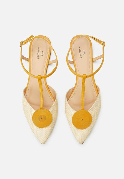 Sandale femme en raphia naturel – Acerava | Zachoo