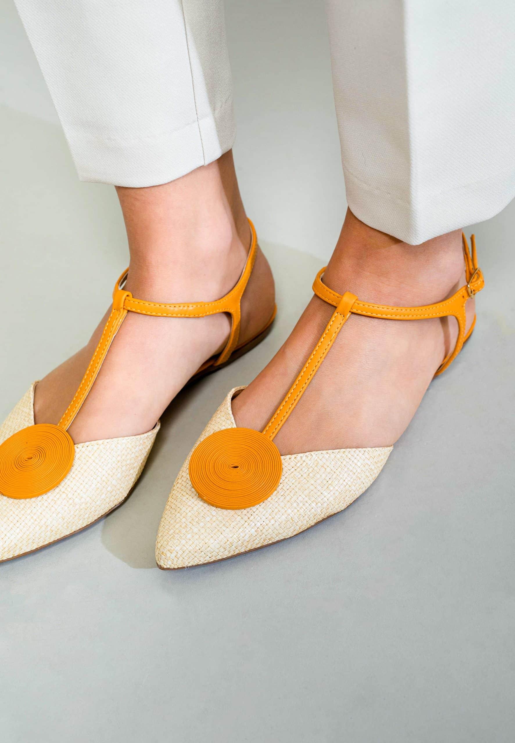 Sandale femme en raphia naturel – Acerava Beige | Zachoo