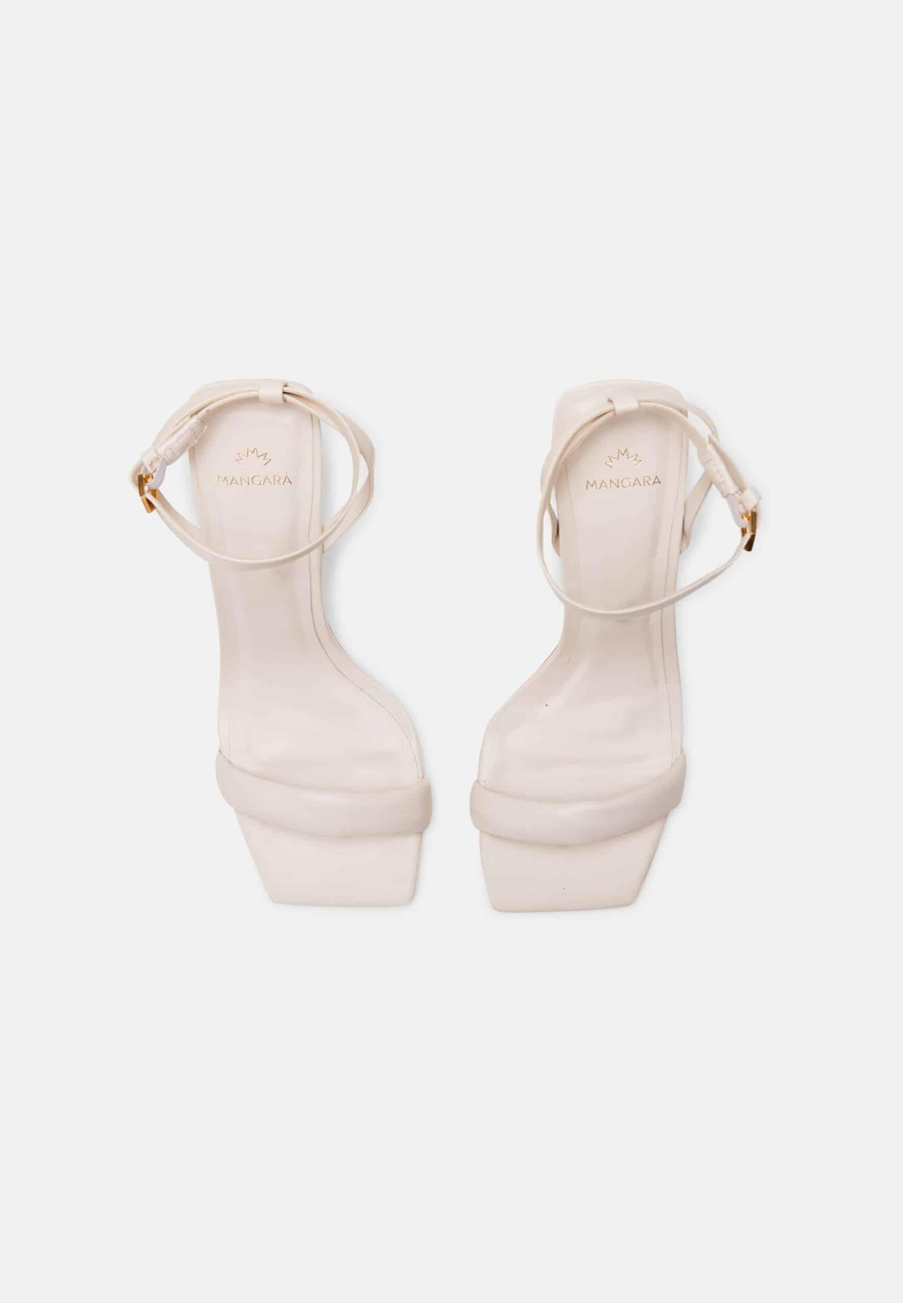 Sandales femme en cuir noir à talon haut 9 cm – Cortiva | Zachoo