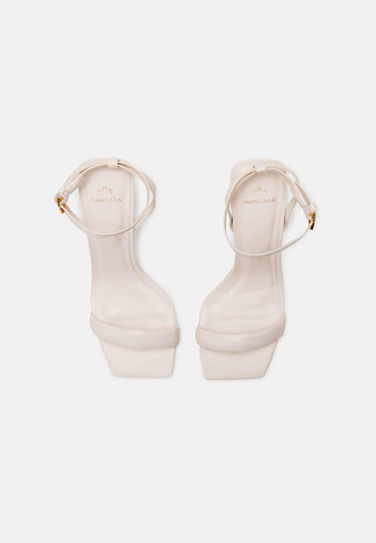 Sandales femme en cuir noir à talon haut 9 cm – Cortiva | Zachoo