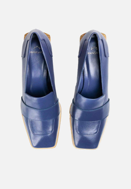 Mocassins femme en cuir premium avec talon 4 cm – Lourova | Zachoo