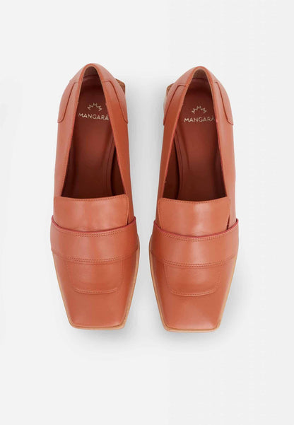 Mocassins femme en cuir premium avec talon 4 cm – Lourova | Zachoo
