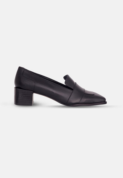 Mocassins femme en cuir premium avec talon 4 cm – Lourova | Zachoo