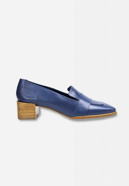 Mocassins femme en cuir premium avec talon 4 cm – Lourova | Zachoo