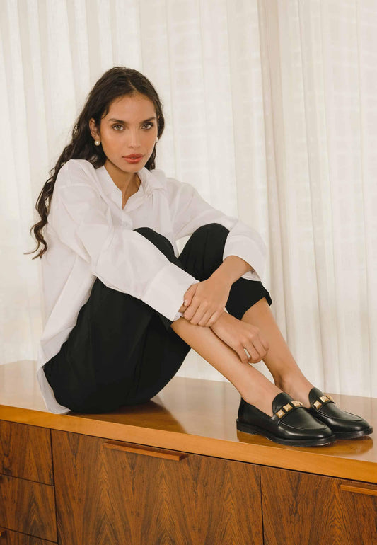 Mocassins femme en cuir véritable – Caldeira | Zachoo