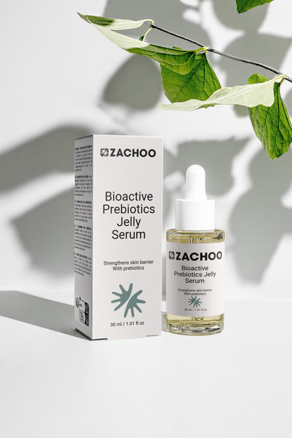 Sérum Gelée Bioactive aux Prébiotiques – Hydratation & Barrière Renforcée – Certifié Ecocert – 30 ml | Zachoo