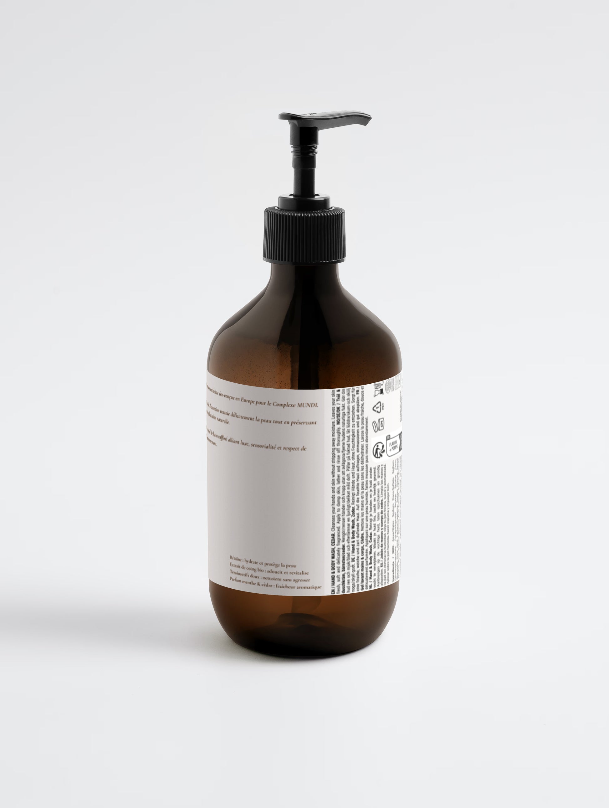 Hand & Body Wash, Peppermint & Dark Cedar Mundi | Zachoo