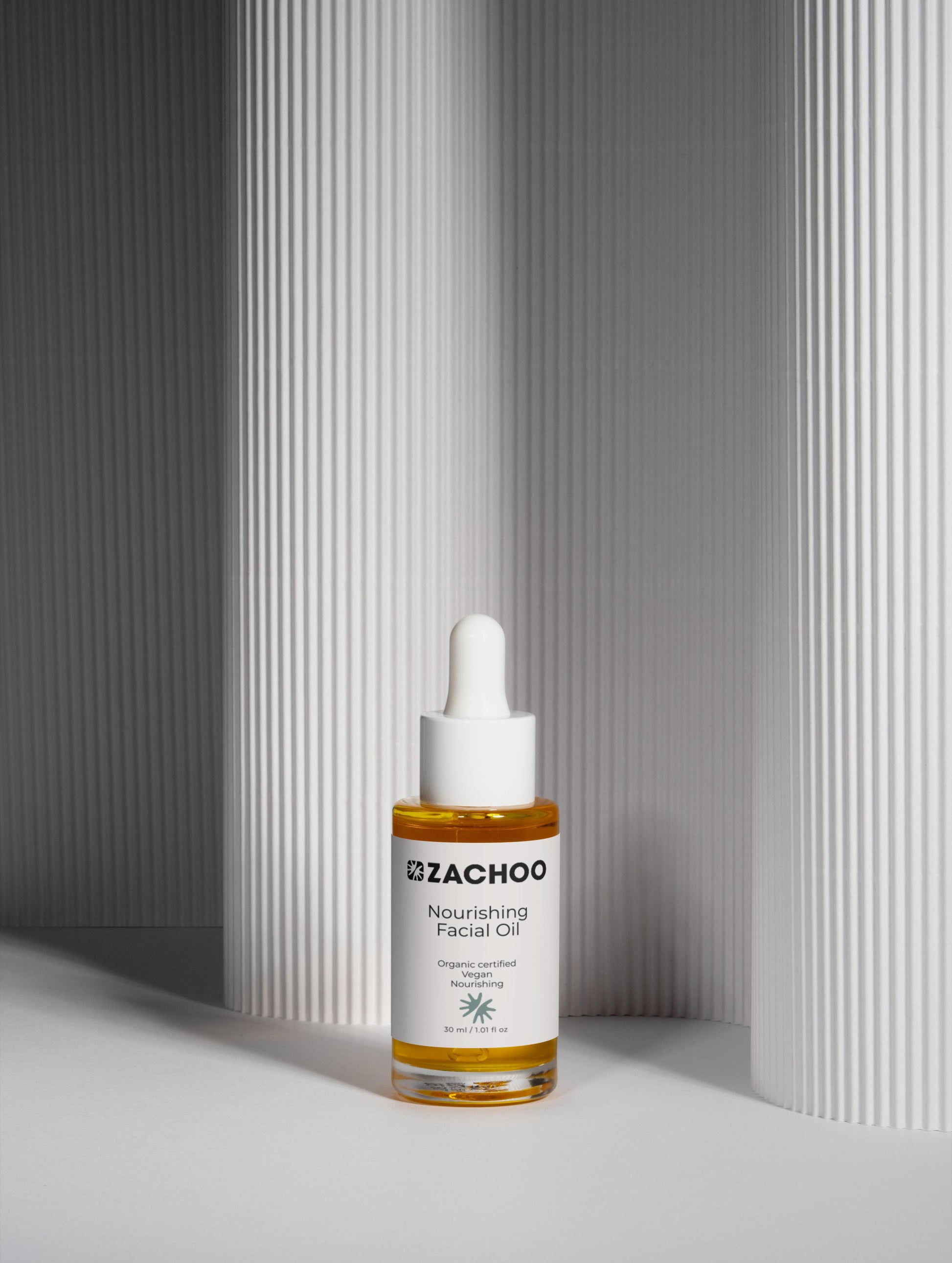 Huile Visage Nourrissante Éclat - 11 Huiles Bio & Antioxydantes - 100% Naturelle - Certifiée Ecocert - 30ml | Zachoo