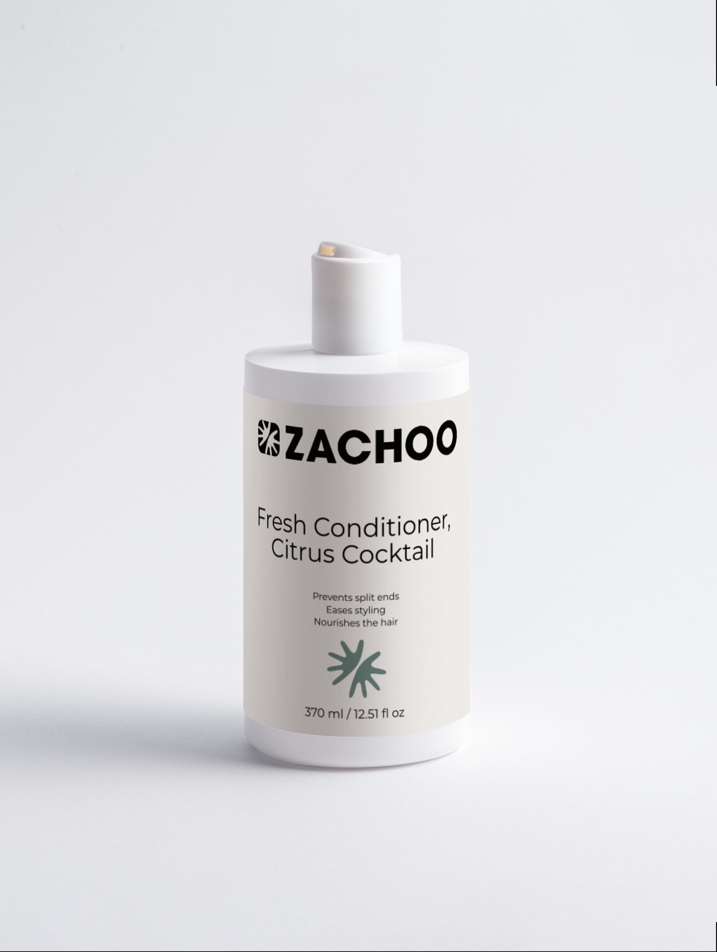 Après-Shampooing Nutritif & Anti-Fourches Zachoo – Protéines de Blé & Panthénol – Parfum Agrumes – 370 ml | Zachoo