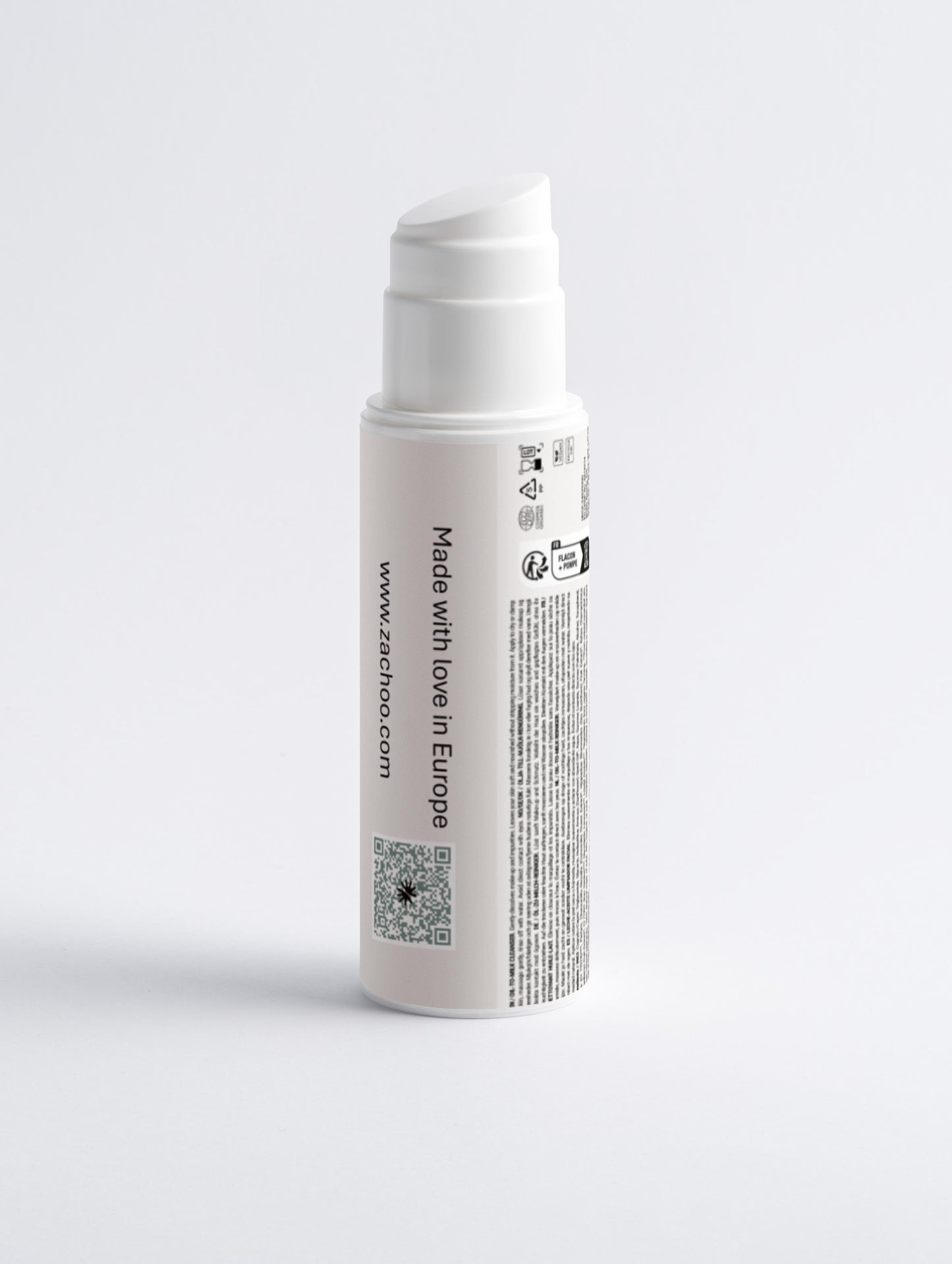Nettoyant Huile-en-Lait Apaisant - Démaquillant & Double Nettoyage - Peaux Sensibles - 100% Naturel - 150ml | Zachoo