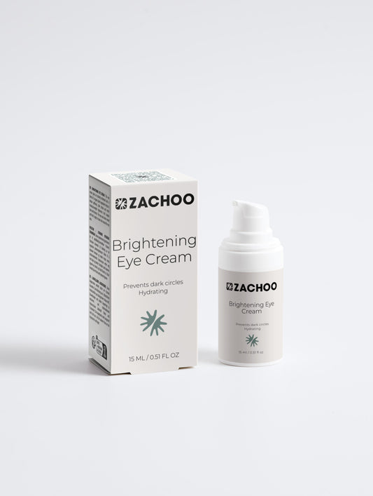 Contour des Yeux Éclat & Anti-Fatigue - Cernes & Poches - Acide Hyaluronique & Vigne Rouge - 100% Naturel - 15ml | Zachoo