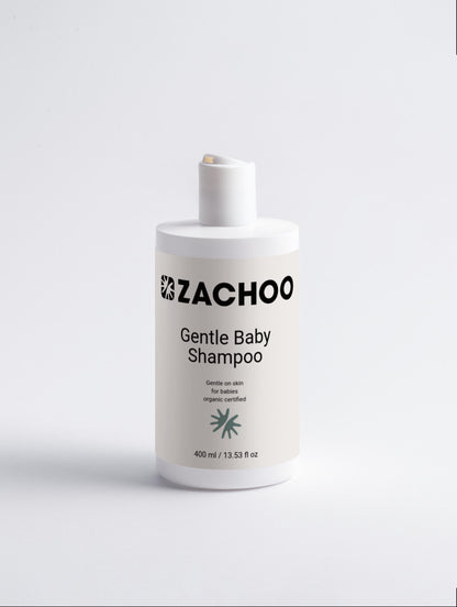 Shampooing Bébé Ultra‑Doux – Nettoyant & Apaisant – Certifié Ecocert COSMOS Organic – 400 ml | Zachoo