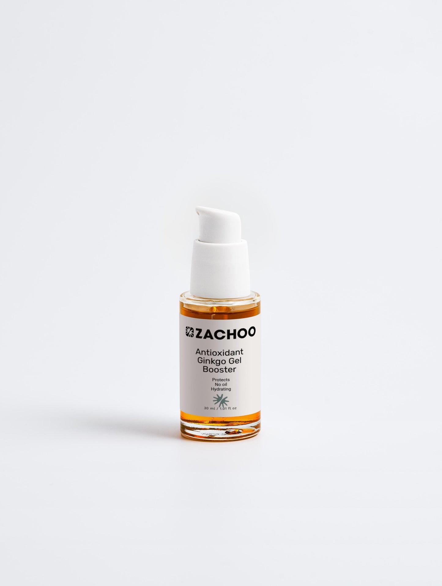 Gel Booster Visage Antioxydant au Ginkgo – Protection & Éclat – Certifié ECOCERT – 30 ml | Zachoo