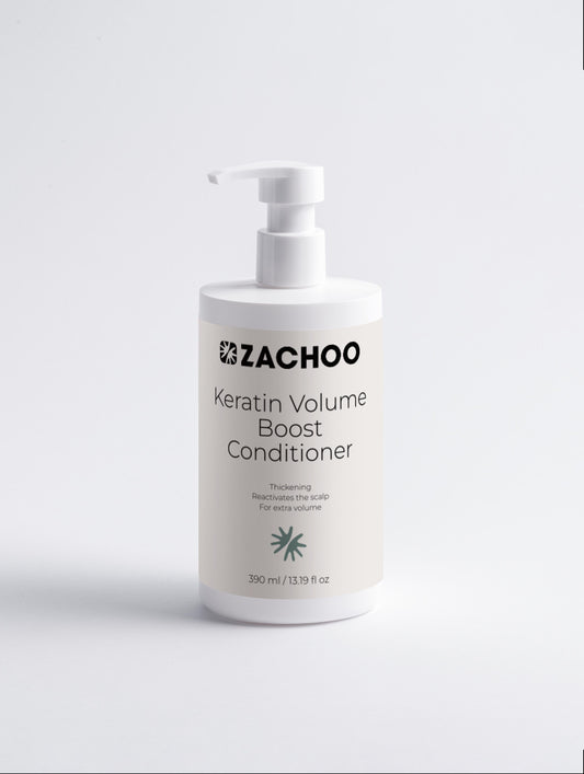 Après‑Shampooing Volume & Kératine – Force & Densité – 98 % Naturel - 390 ml | Zachoo