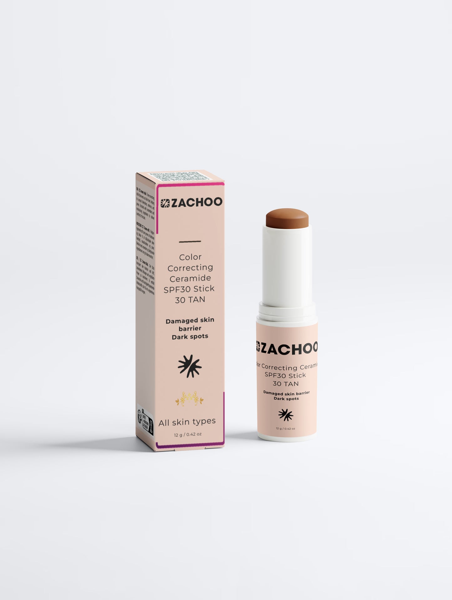Stick Correcteur de Teint aux Céramides SPF30 – Barrière cutanée - 30 TAN | Zachoo