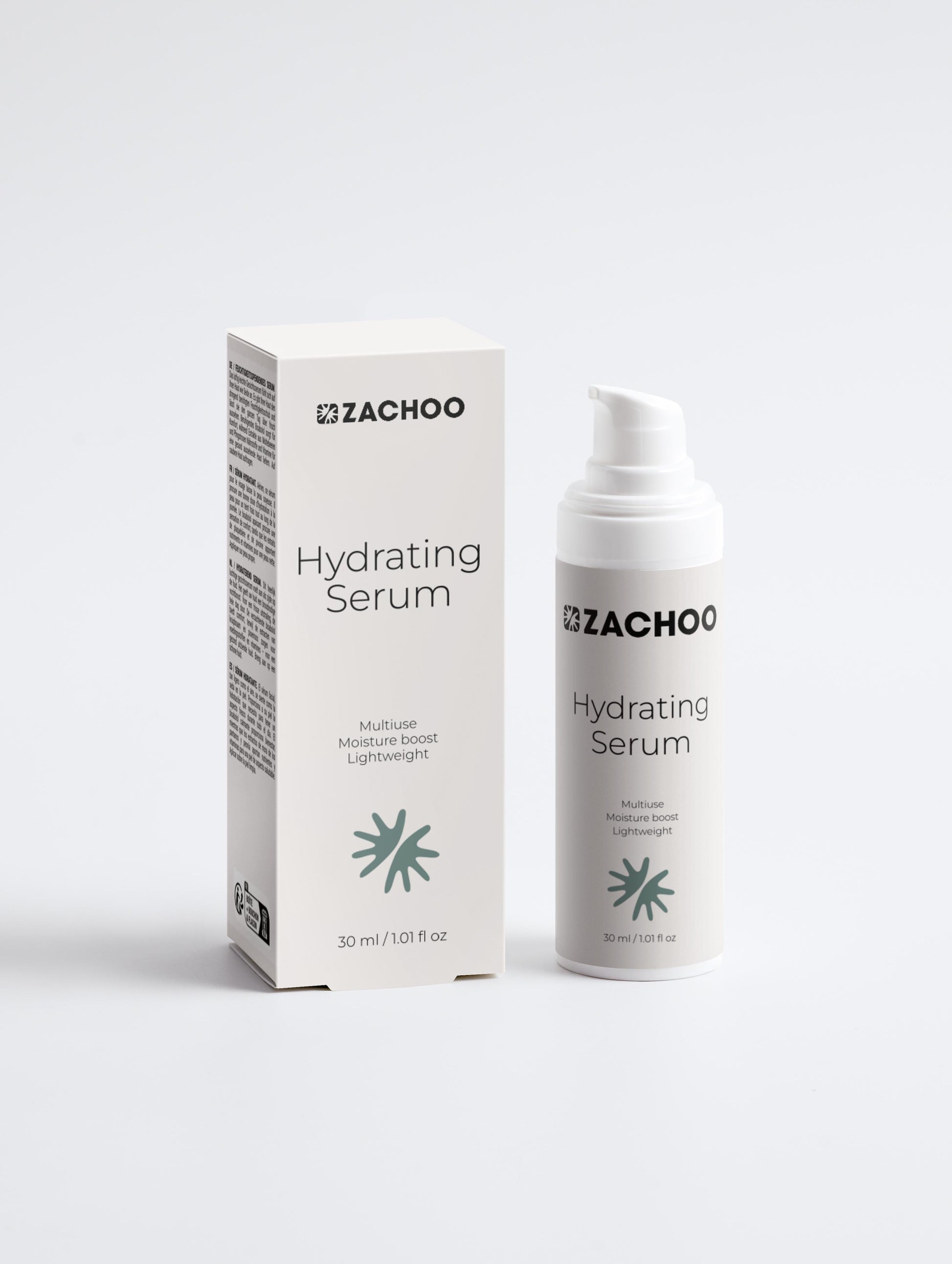 Sérum Hydratant Éclat – Acide Hyaluronique & Pivoine – 99 % Naturel | Zachoo
